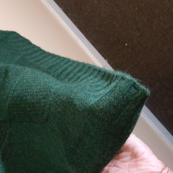 Joe Fresh| NWT Green Midi Knit Sweater Dress With Pattern Acrylic Blend - Picture 4 of 13